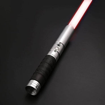 RGB LED Duel Lightsaber – Rechargeable Metal Hilt Saber with Real Sound Effects | Battle-Ready Toy for Kids & Adults