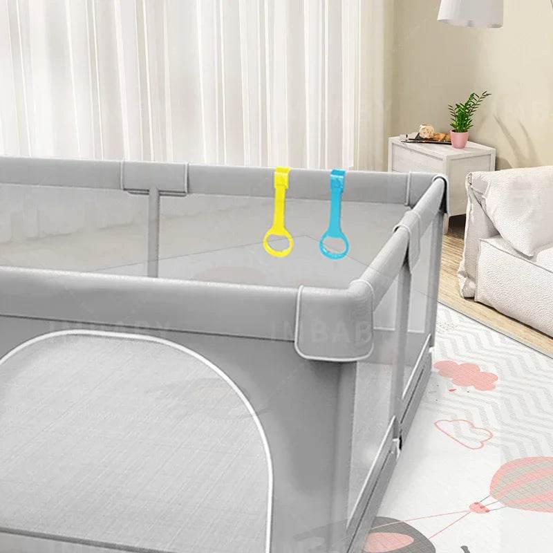 Little Gigglers World Baby PlayPen Safety Barrier Wonderland with Pull Ring Child Fence