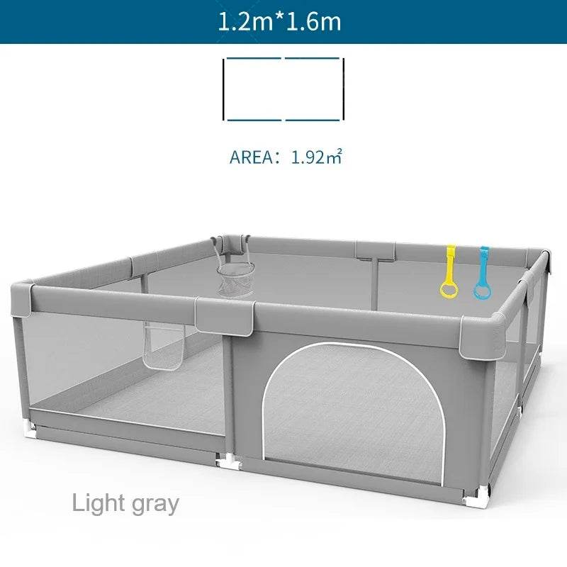 Little Gigglers World Baby PlayPen Safety Barrier Wonderland with Pull Ring Child Fence