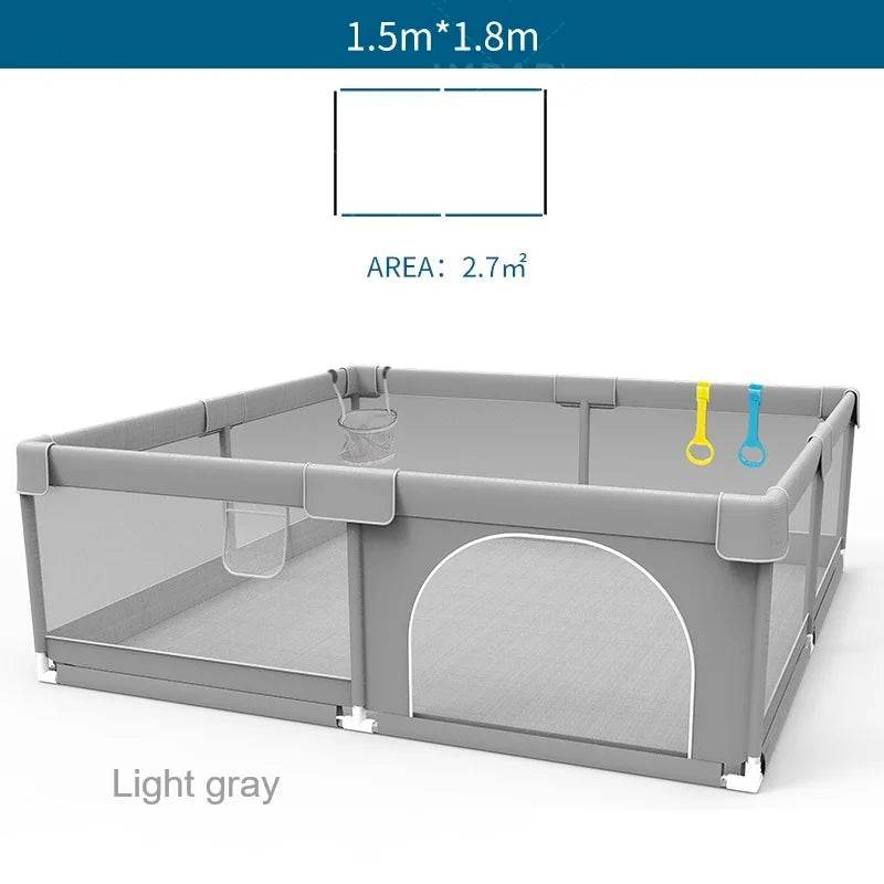 Little Gigglers World Baby PlayPen Safety Barrier Wonderland with Pull Ring Child Fence