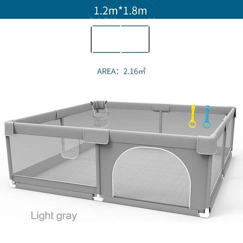 Little Gigglers World Baby PlayPen Safety Barrier Wonderland with Pull Ring Child Fence