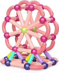 STEM Magnetic Building Blocks for Kids | Educational Learning Toy Set | Safe & Durable Creative Construction Tiles | Toddler Gift Idea