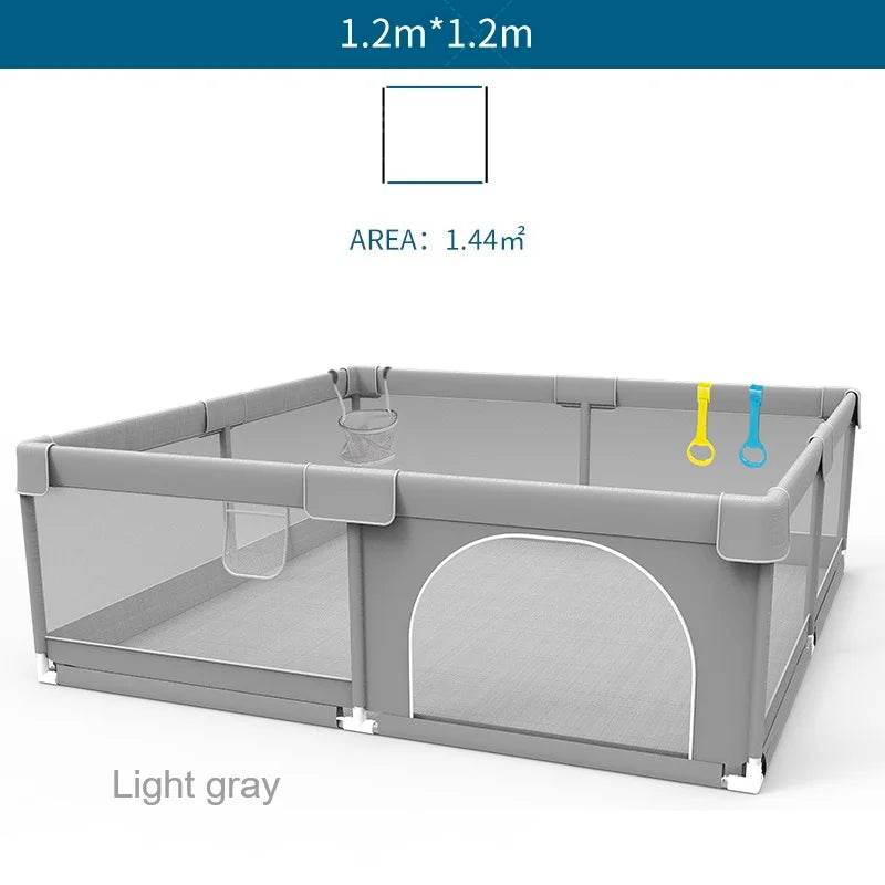 Little Gigglers World Baby PlayPen Safety Barrier Wonderland with Pull Ring Child Fence