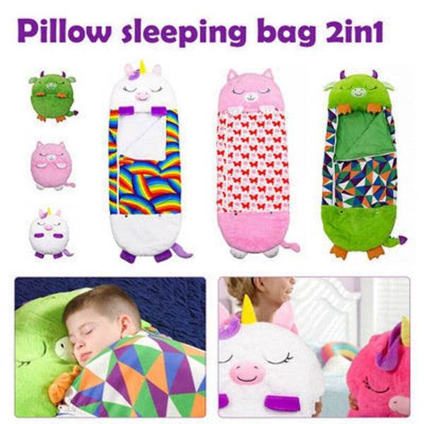 Soft Toddler Sleeping Bag with Pillow – Cozy, Portable & Washable Nap