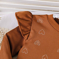 LGW Cute Printed Dress Set for Toddlers and Girls