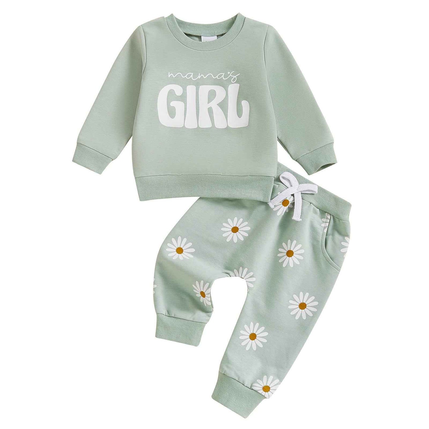 LGW Children’s Letter Sweater & Plaid Trousers Set