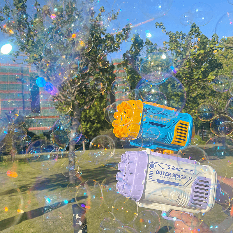 Little Gigglers World Bazooka Bubble Automatic Rocket Gun