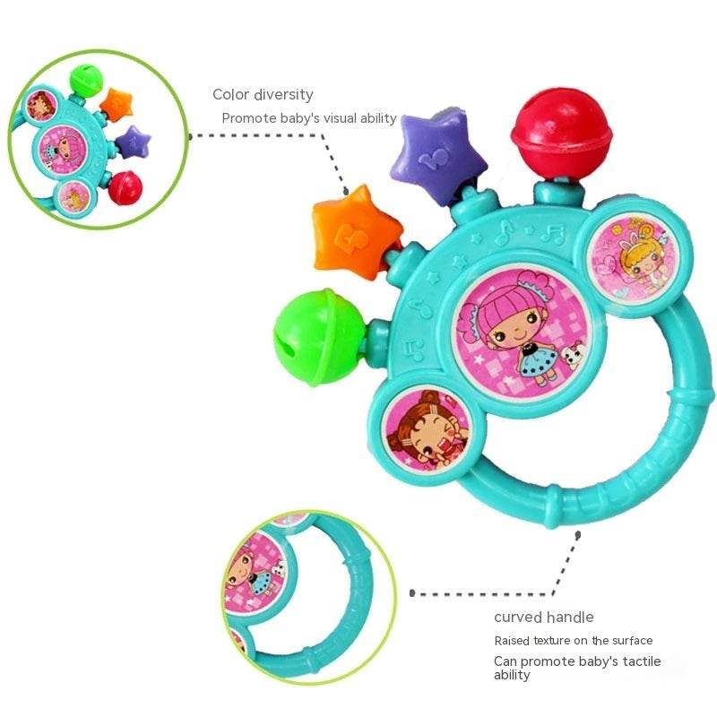 Little Gigglers World Newborn Baby Toddler Early Childhood Education Rattle Teether