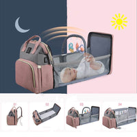 Little Gigglers World Maternity Baby Crib Extendable Backpack