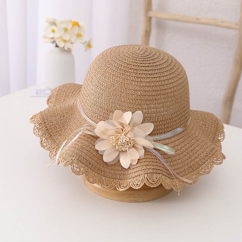 Little Gigglers World Kids Floral Sunshade Hat Backpack Set
