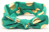 Little Gigglers World Baby Polka Bunny Ears Headband