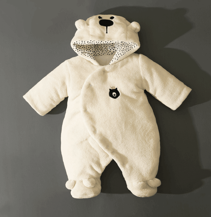 Little Gigglers World Infant Baby Thick Warm Fleece Winter Romper
